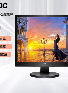 AOC E719SD/BK 17英寸 5:4不闪屏 可壁挂 LED背光商务办公显示器