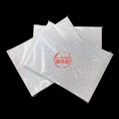 A4防刮镭射冷裱膜自粘膜防水照片手工diy材料素面碎玻璃星星乱点