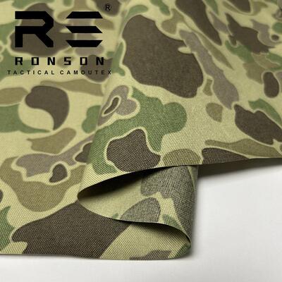 荣盛猎鸭迷彩500D尼龙上拉织物防水行李战术背心Irr抗红外织物