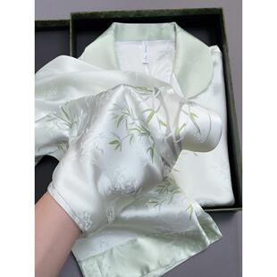 【真丝桑蚕丝】送妈妈母亲节礼物睡衣女士长袖家居服春夏礼盒套装