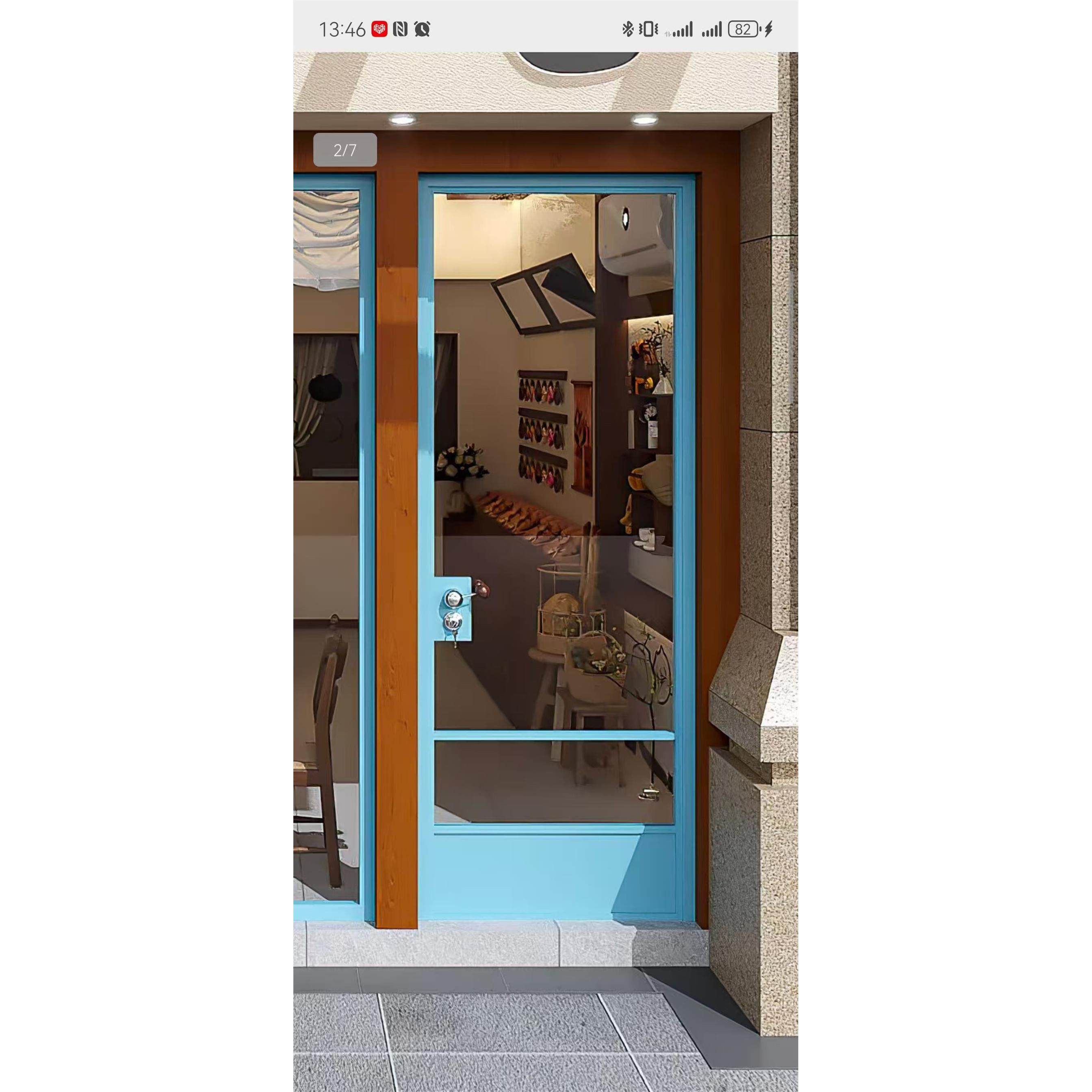 定制极窄弧形玻璃拱形室内门铁艺玻璃门房间门平开 门铁艺烤漆门,全屋定制,卫生间门/厕所门,淘宝优惠券,粉丝福利购,淘宝优惠卷