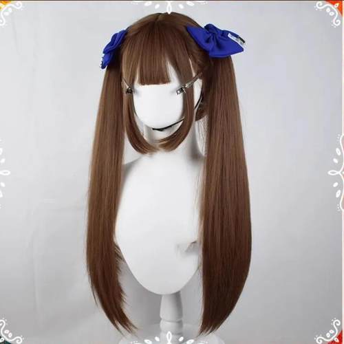 许昌市建安区秋日工艺品店假发夏日清茶焦茶棕Lolita软妹网红日系