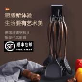 德国Youmi矽胶铲套装 家用耐高温矽胶锅铲不沾锅专用炒菜铲子汤勺