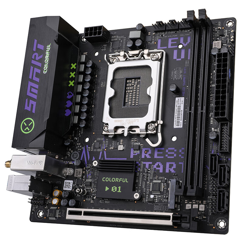 七彩虹（Colorful）Colorful H610I SMART WIFI V20 DDR4游戏主板