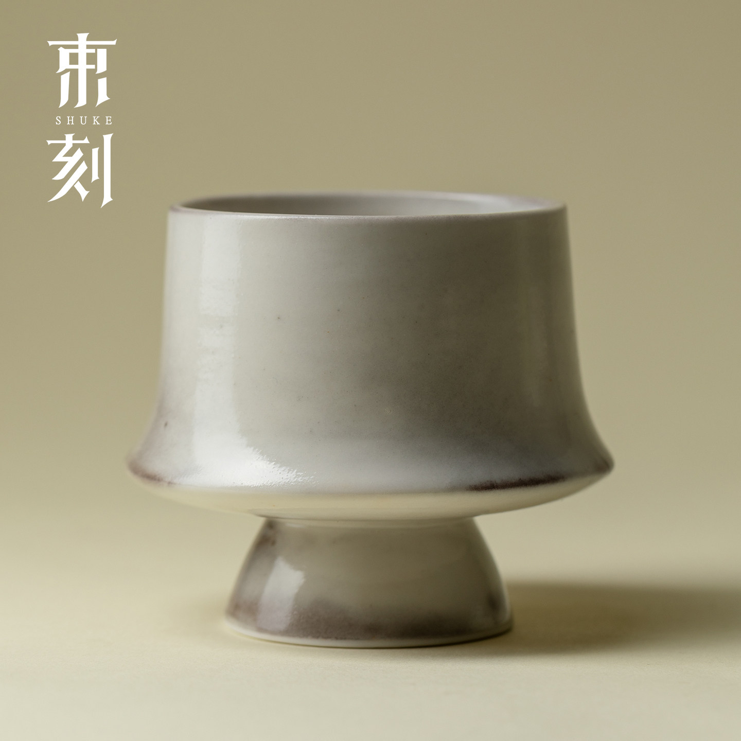 束刻日式窑变白志野烧窑变咖啡杯高级感小众主人杯家用早餐杯水杯图片