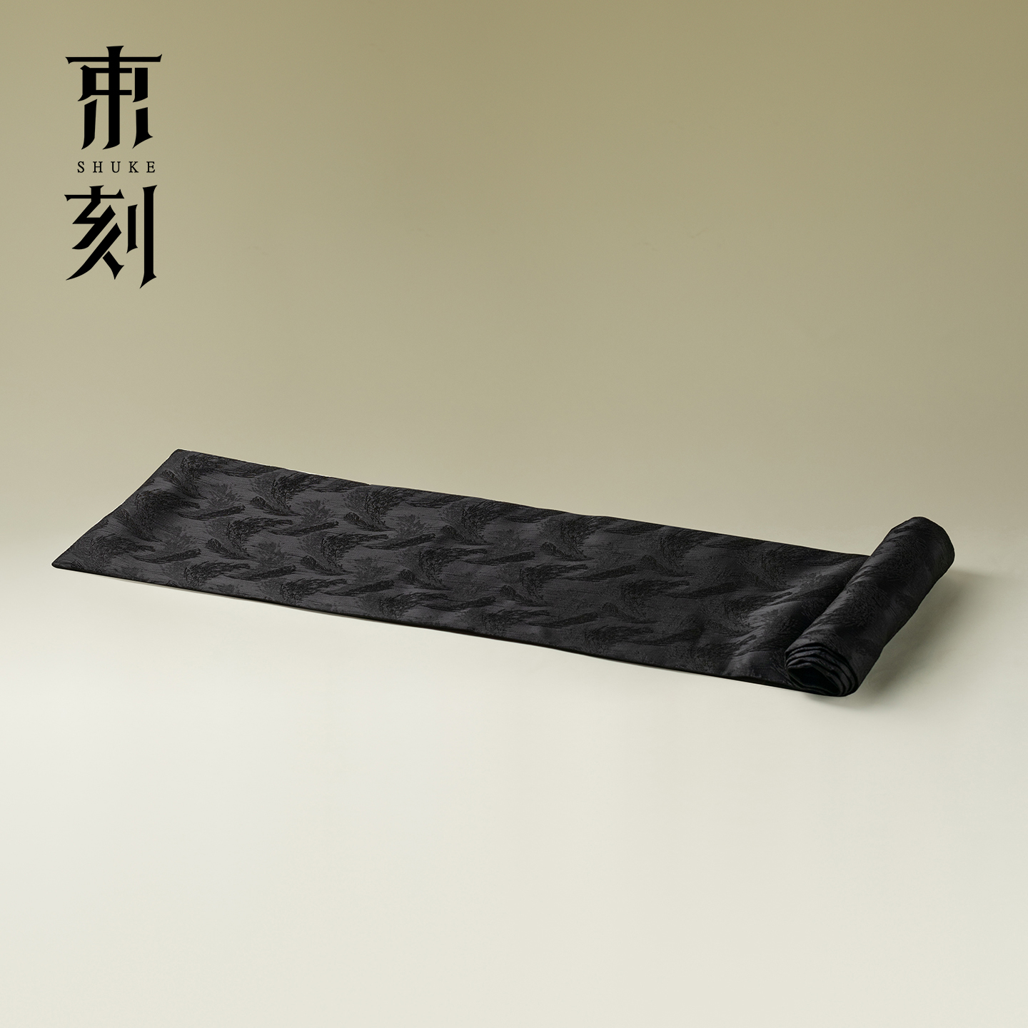 刺子绣提花干泡席桌布防水茶席