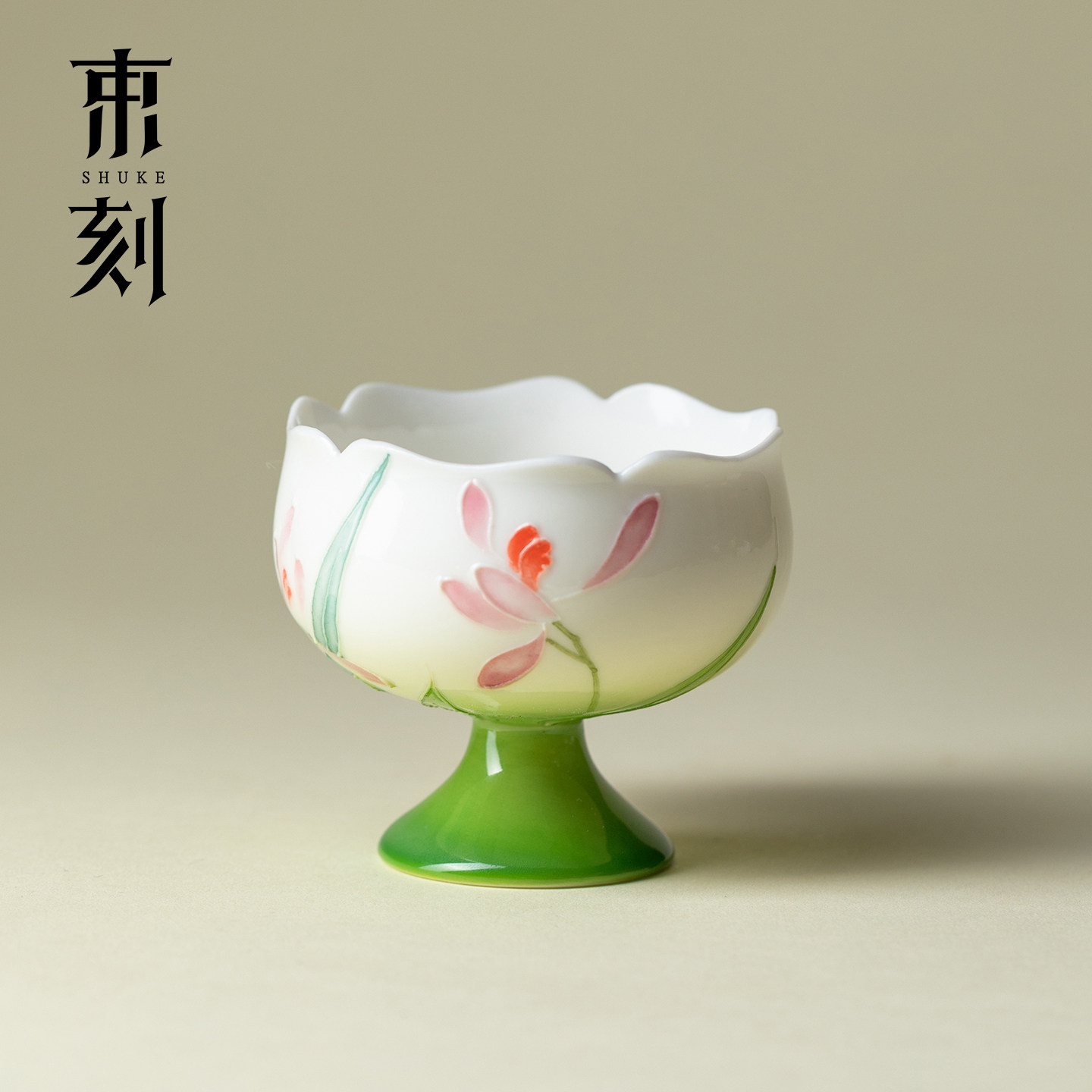 束刻有田烧手绘兰花茶杯品茗杯釉下粉彩主人杯个人杯精致喝茶单杯,餐饮具,茶杯,淘宝优惠券,粉丝福利购,淘宝优惠卷