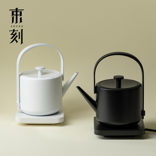 束刻高端双层电热水壶家用办公提梁烧水壶可自动断电随手泡茶专用