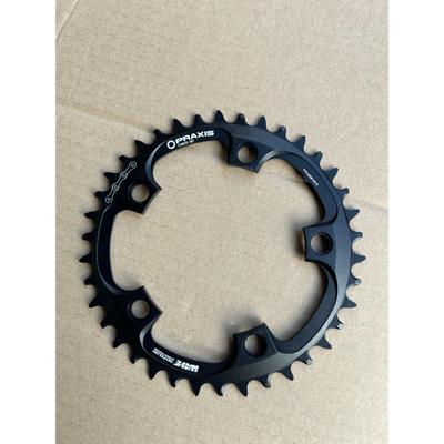 包邮praxis正负齿碟刹公路车瓜车牙盘38T铝合金BCD110mm盘片