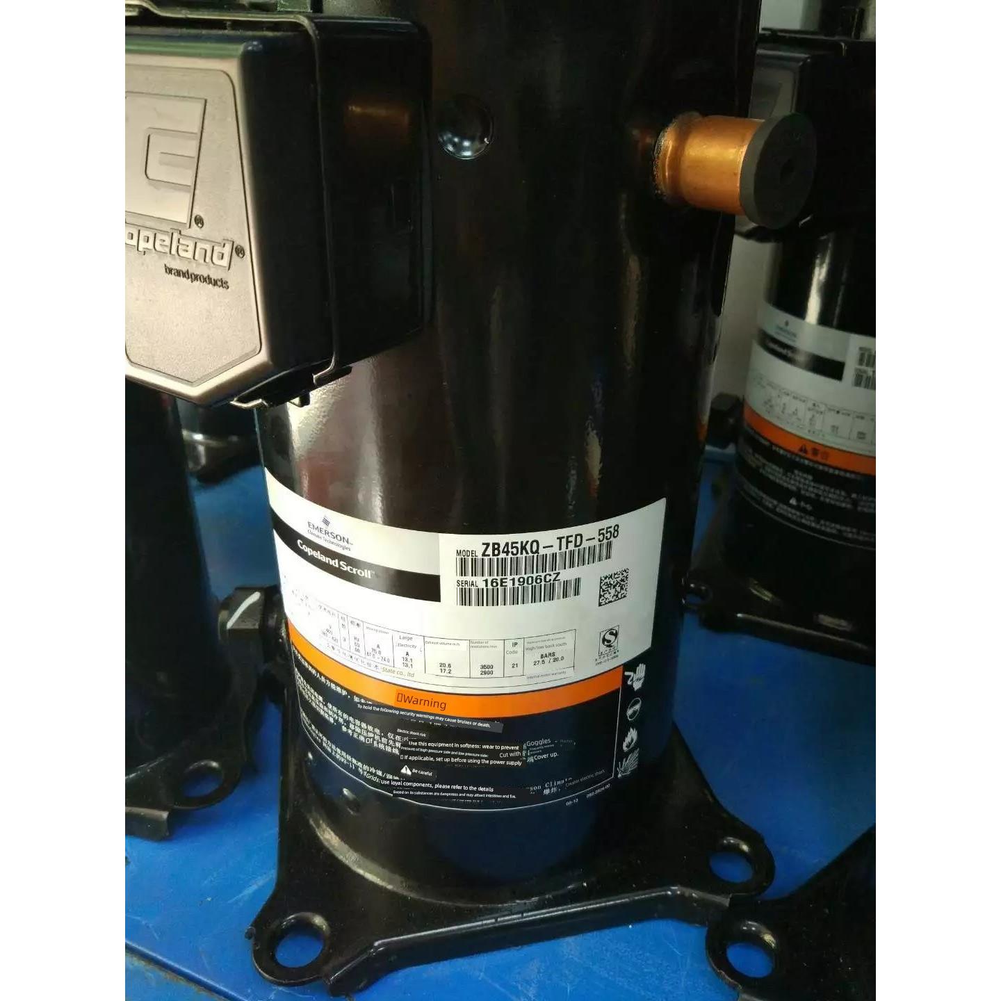 艾默生ZB45KQE-TFD-558/ZB58KQ-TFD-550谷轮6匹7匹8匹冷库压缩机