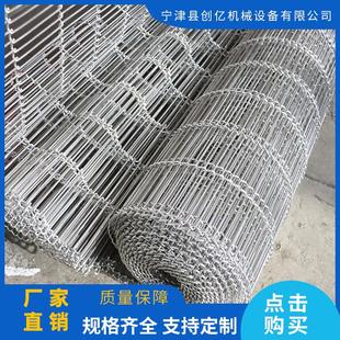 不锈钢乙型网带食品级耐高温巧克力烘烤输送带定制回流焊一字网带
