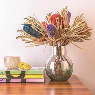 佛塔班克木干花进口高端花材家居帝王花干燥花摆设橱窗摆件花束