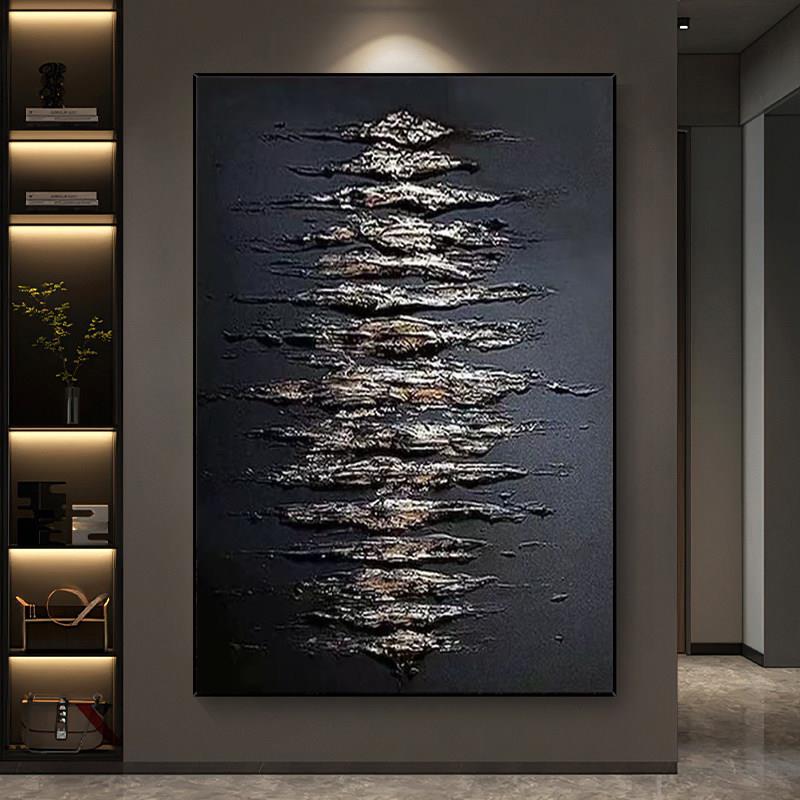 星辉夜语现代抽象客厅装饰画餐厅玄关电视沙发背景墙装饰挂画新款