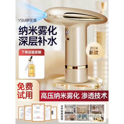 家用美容沙龙专用红蓝光面部水合氧气注射仪
