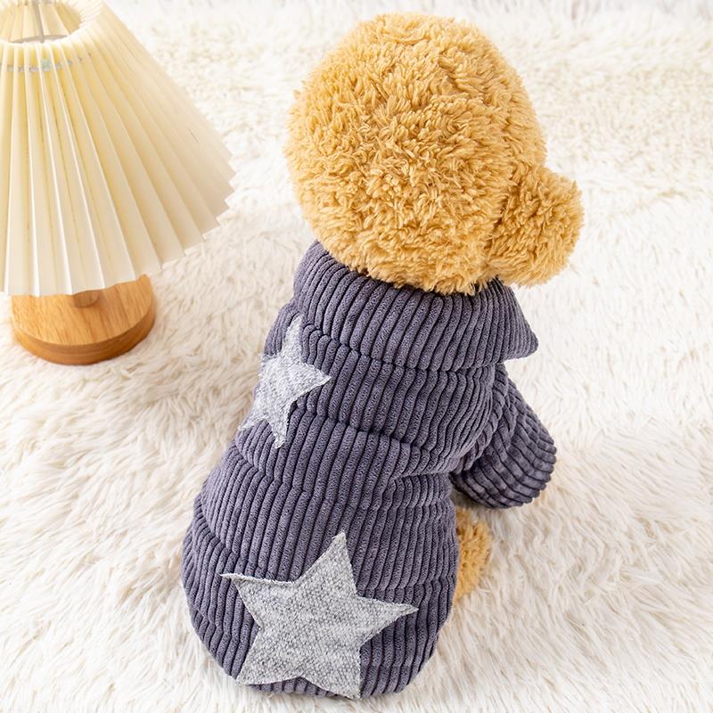 秋冬装加厚宠物棉衣泰迪比熊博美猫咪小型犬狗狗衣服冬季棉袄冬款