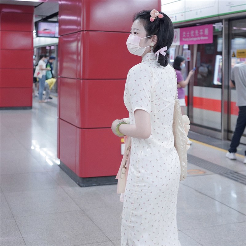 南舟记【小玫瑰】1930全开襟双层立领提花文艺气质复古款古法旗袍