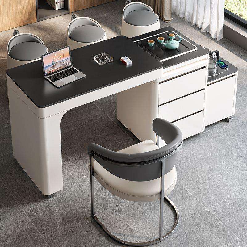 新款茶桌可旋转伸缩移动小户型阳台茶桌椅组合一体简约客厅小茶台