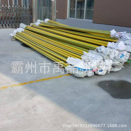 线路施工绝缘支撑杆电力输电双回路架线杆多用途电力线跨越架搭锁