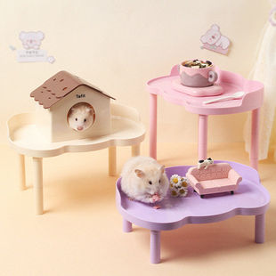 它适仓鼠考拉平台金丝熊二层多功能玩具造景宠物用品小仓鼠