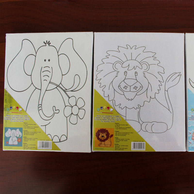 厂家学校儿童手工丙烯填色框创意油画卡通动漫DIY绘画画布,文具电教/文化用品/商务用品,绘图/白图纸,淘宝优惠券,粉丝福利购,淘宝优惠卷