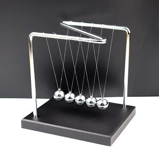 牛顿摆球单摆波摇摆装饰摆件碰撞撞击实验球动量守恒物理重力玩具