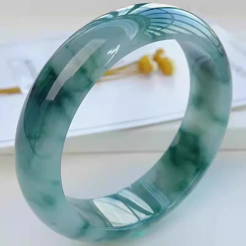 玉长情【百花系列】翡翠玉手镯子
