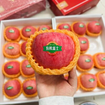 当季正宗苹果壶口瀑布苹果脆甜多汁孕妇红富士水果产自山西吉县