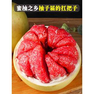 福建琯溪正宗红心蜜柚超甜薄皮平和红肉柚子当季新鲜水果整箱孕妇