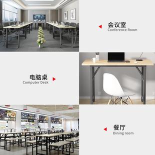 J易式 可折叠脑电桌台书桌家用办公桌卧小桌室子简电脑桌 学习写字