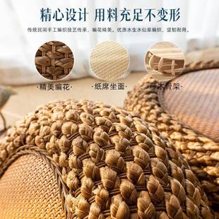 坐 日藤编蒲团坐垫用加厚佛圆形地板榻00榻米垫子打坐家拜禅修垫式