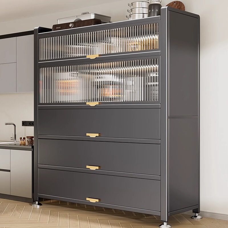 厨房置物架落地防尘多层收纳柜餐边柜家用碗筷橱柜多功能储物柜子,智能设备,其他智能配件,淘宝优惠券,粉丝福利购,淘宝优惠卷