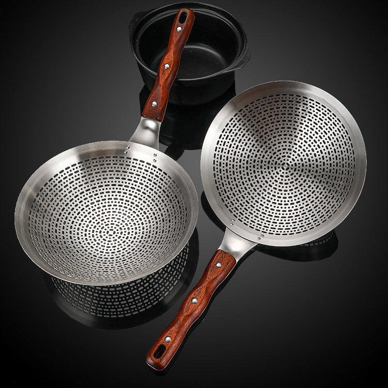 优程超大漏勺厨师专用饭店厨房油盆过滤不锈钢油炸大号笊篱多规格,家庭/个人清洁工具,水槽沥水袋,淘宝优惠券,粉丝福利购,淘宝优惠卷