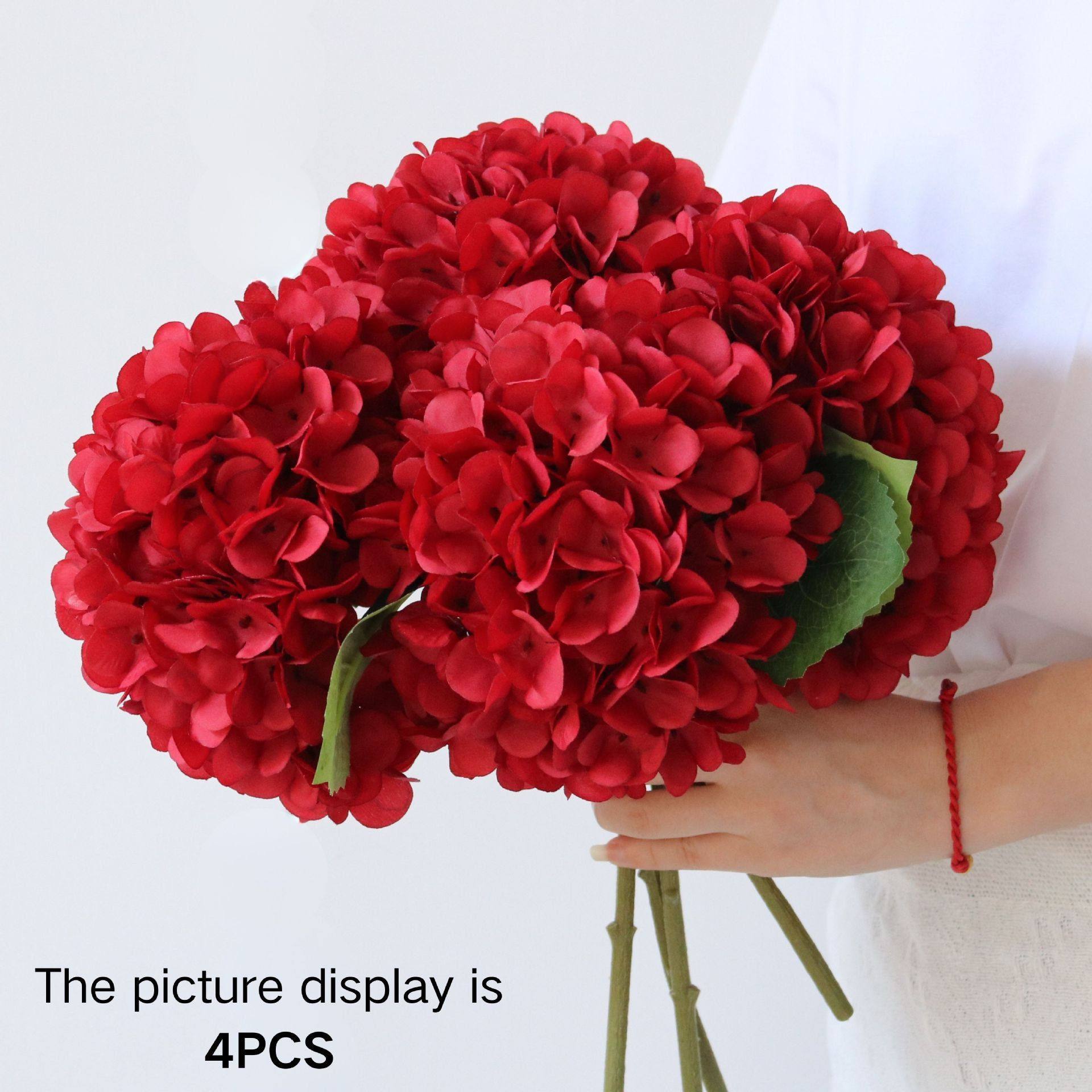 跨境档北欧浅蓝色粉色绣球仿真花婚庆用花家居装饰仿真花支,家居饰品,仿真花/假花,淘宝优惠券,粉丝福利购,淘宝优惠卷