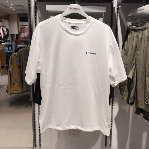 Columbia哥伦比亚T恤男25春夏新品户外速干圆领运动短袖T恤AE3185