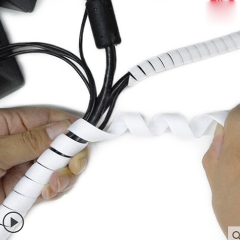 电线包线管保护套网线收纳束线管护线美观缠绕线管理线器防咬固定