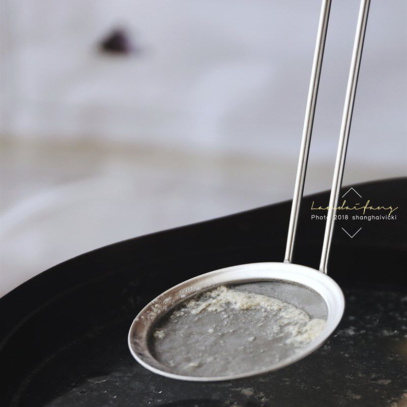 酷新怡 日式304火锅捞泡勺奶茶撇沫漏勺油脂过滤网捞沫勺捞油渣勺