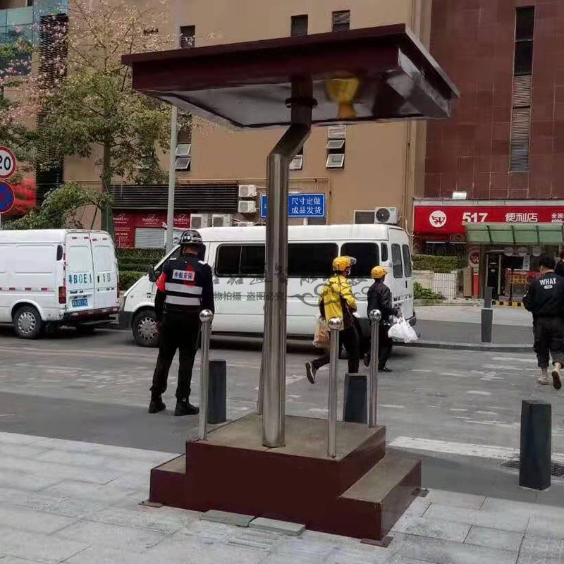 道路交通指挥站台遮阳防雨岗亭伞艺术门卫亭礼仪放哨亭演讲宣誓台