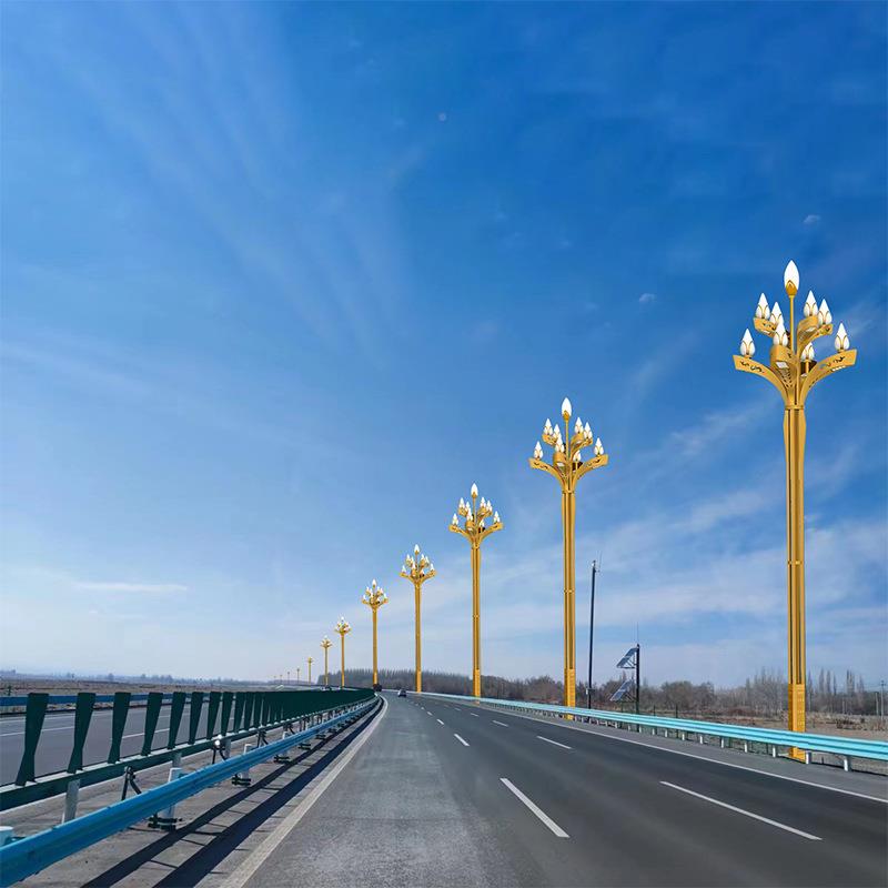 玉兰灯LED中华灯e八叉九火型大景观市政工程5050小区学校道路ld照