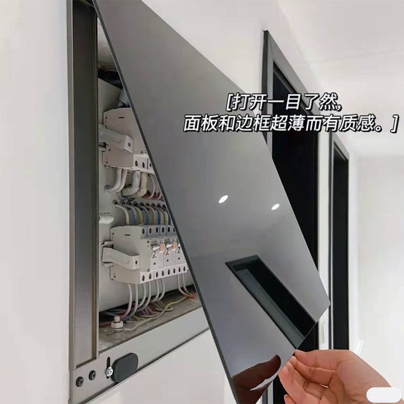 16毫米玻璃电表箱装饰画电箱遮挡电箱闸盖板可竖版大直销图片