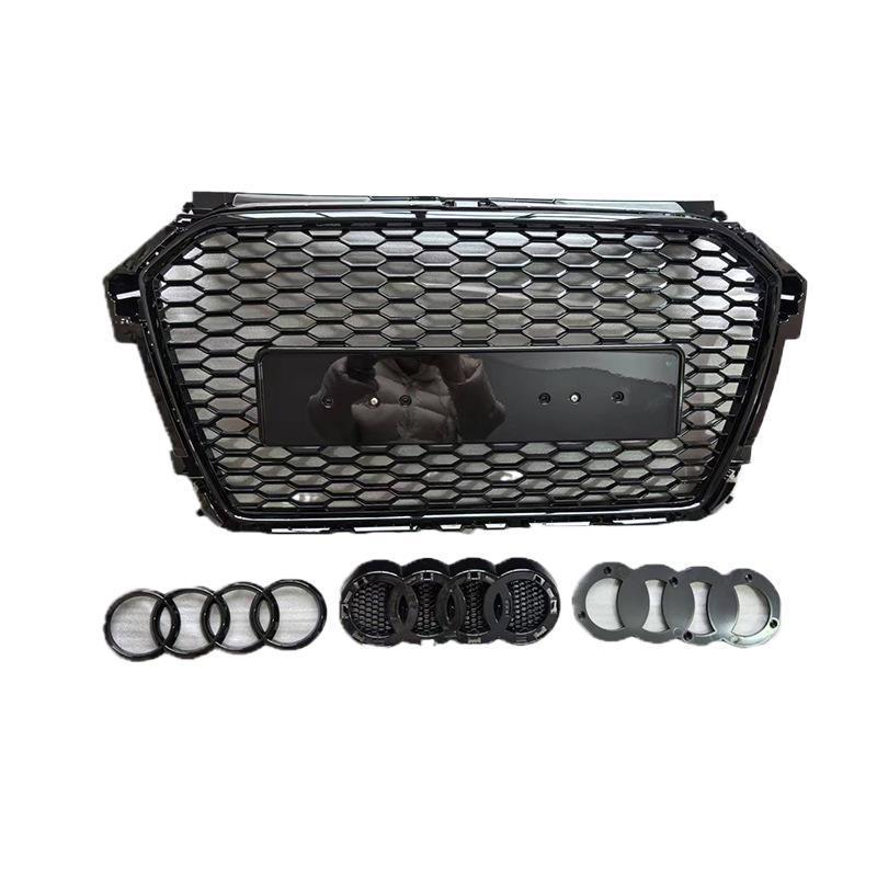 适用于奥迪A1中网改装RS1蜂窝款式格栅2011 2012 2015 2016中网