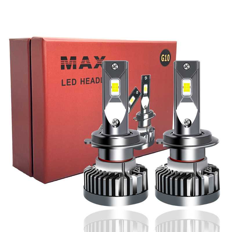 新款大功率55Wled汽车大灯高亮解码h4h11led车灯9005车灯前照灯