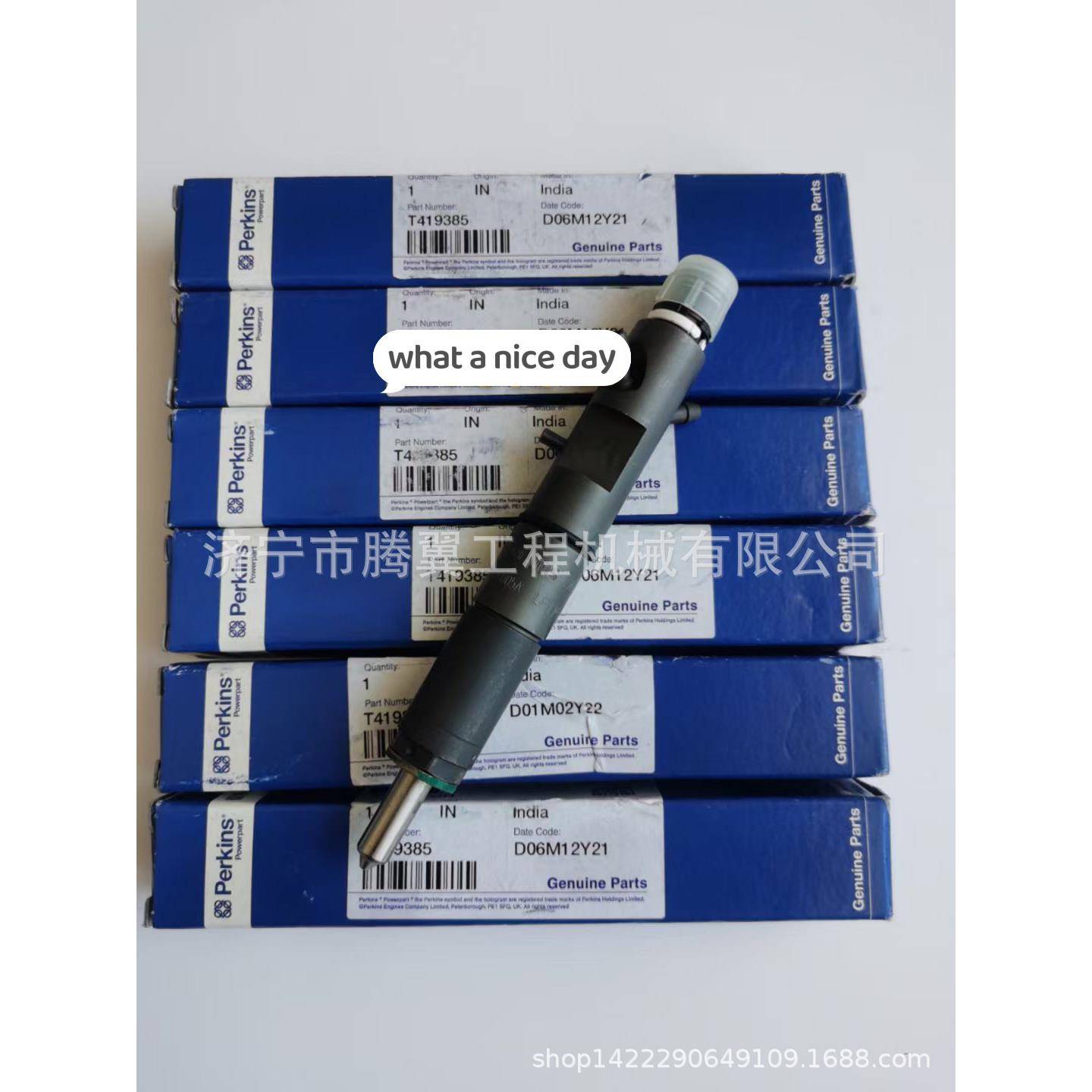 适用于卡特320D2挖掘机C7.1喷油器 454-5091 T419385 济宁腾翼