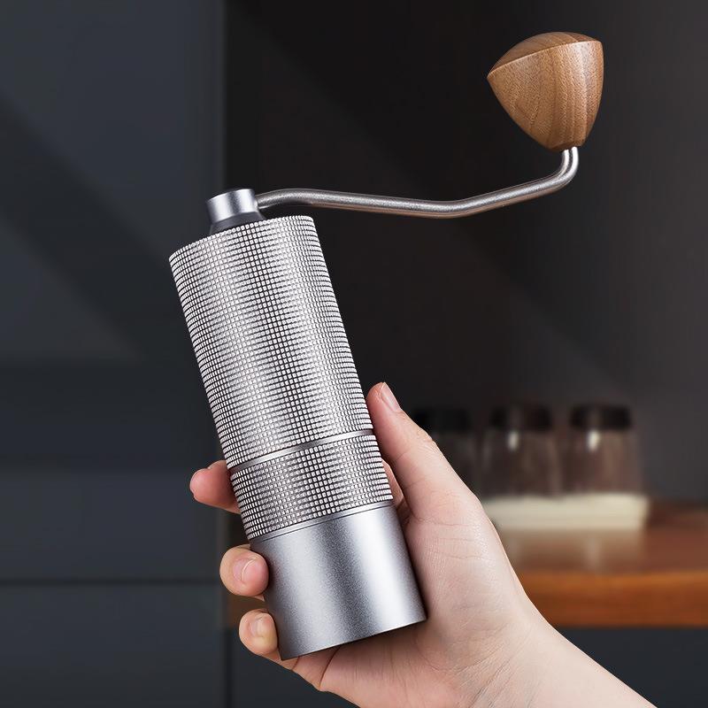 跨境家用手摇磨豆机意式手磨咖啡机高颜值简约手动咖啡豆研磨器