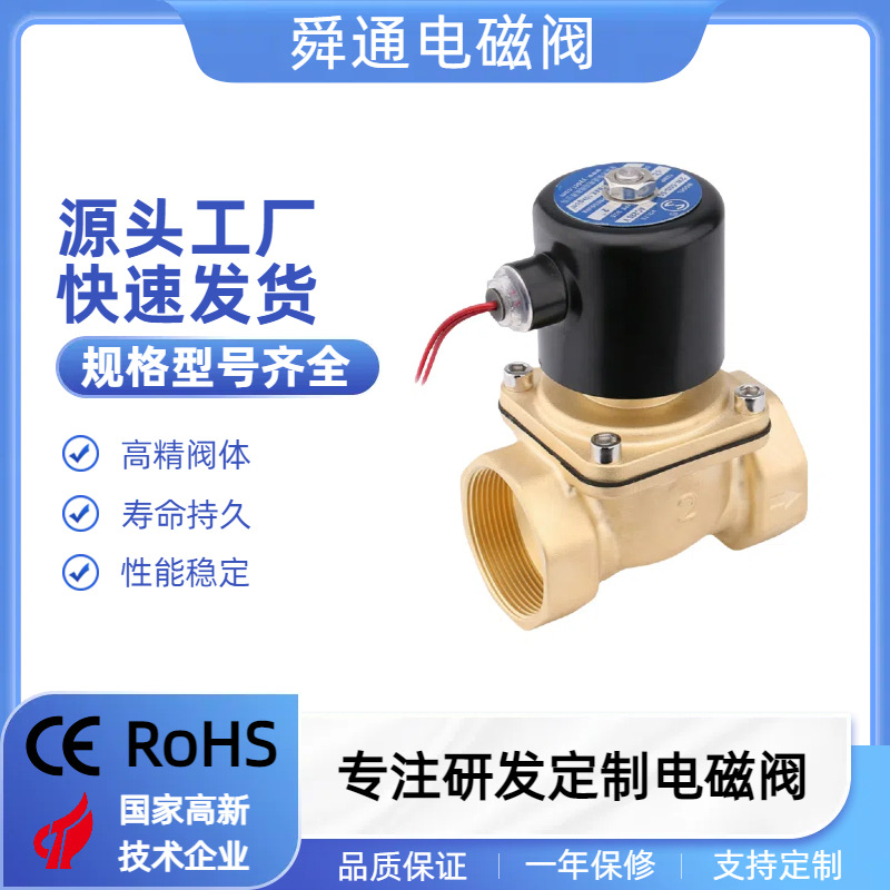 实力商家2W-40膜片进水常压1.2寸  1.5寸 2寸AC220V DC24V 电磁阀
