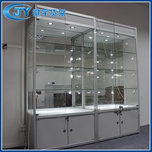 大量供应键宇彩妆精品展柜钛合金商场精品展柜