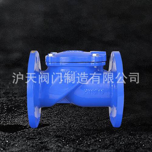 天球橡胶瓣止回阀HC通44X消防供水全经法沪兰528橡胶瓣逆止阀墨铸