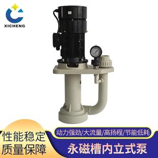 现货直售废气处理喷淋塔用永磁水泵耐酸碱槽内立式 水泵PP液下泵