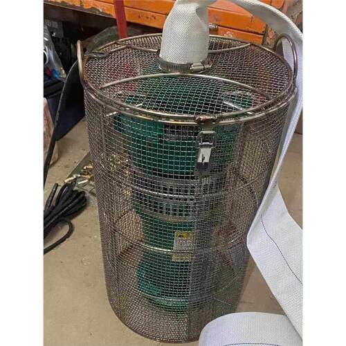 不锈钢304潜水抽水机排污污水泵防护保护罩网篮过滤防堵网笼圆形