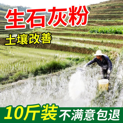 种菜生石灰粉杀菌消毒杀