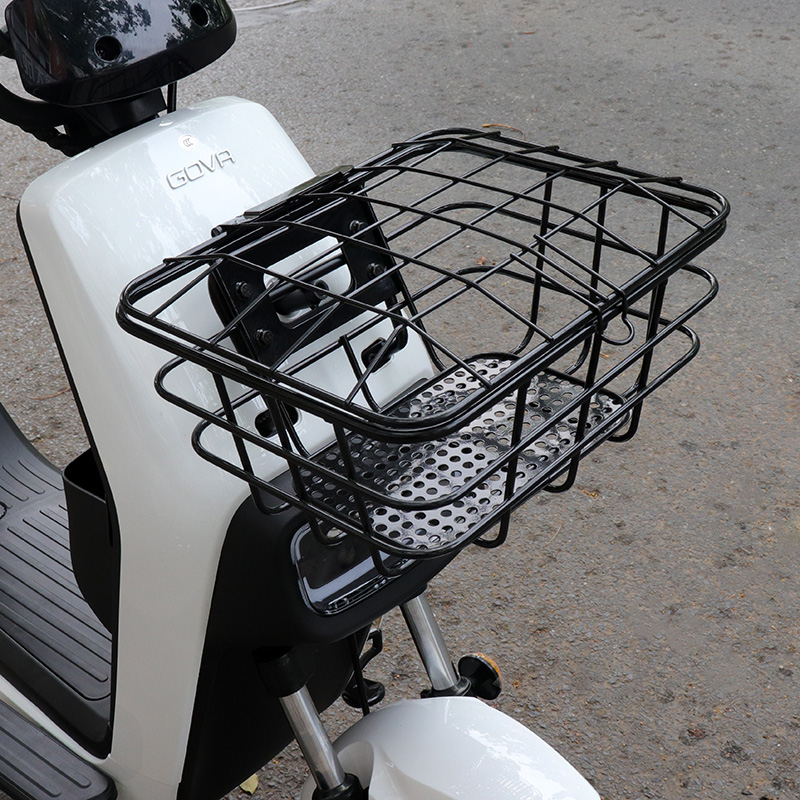 小牛G0/F0/BO/C0前置大号车篮带盖车筐金属储物篮电动车加装配件